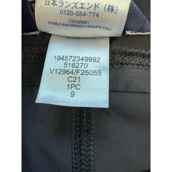 Lands End Women's Sun Shade UPF 50 9" Board Shorts Black Size 12 Swim Unlined - Picture 6 of 6